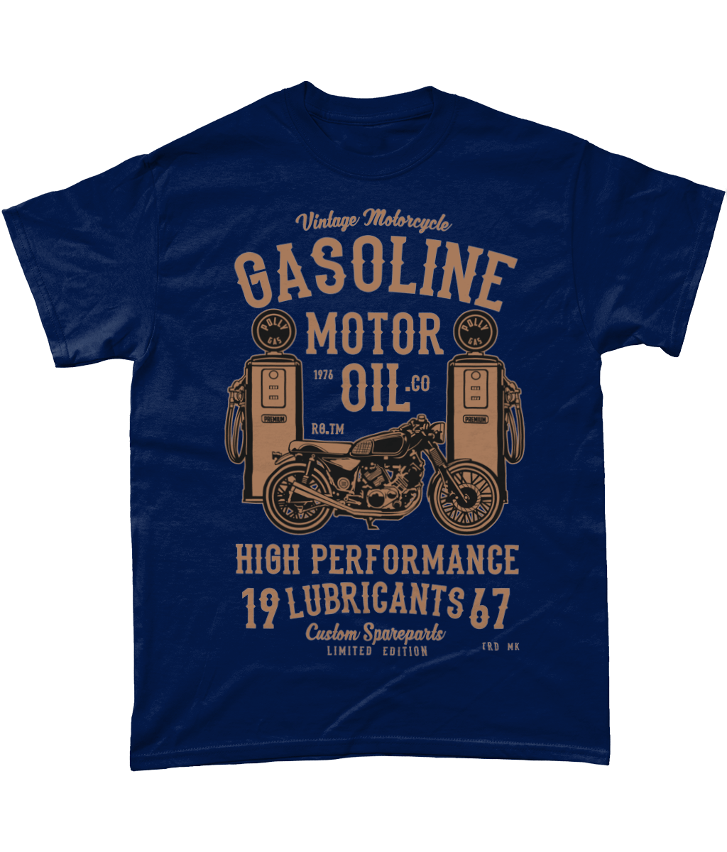 Gasoline Motor Oil – Gildan Heavy Cotton T-Shirt - Vitesse T-Shirts UK