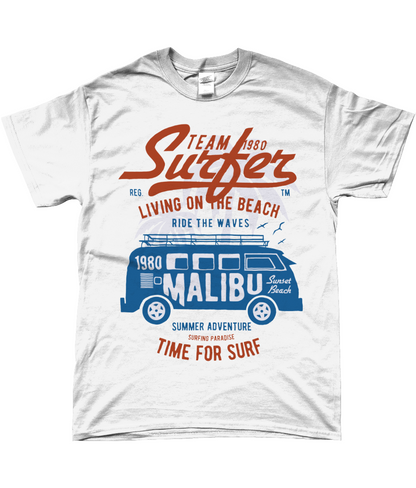 Équipe Surfer 1980 - T-shirt Gildan SoftStyle® Ringspun