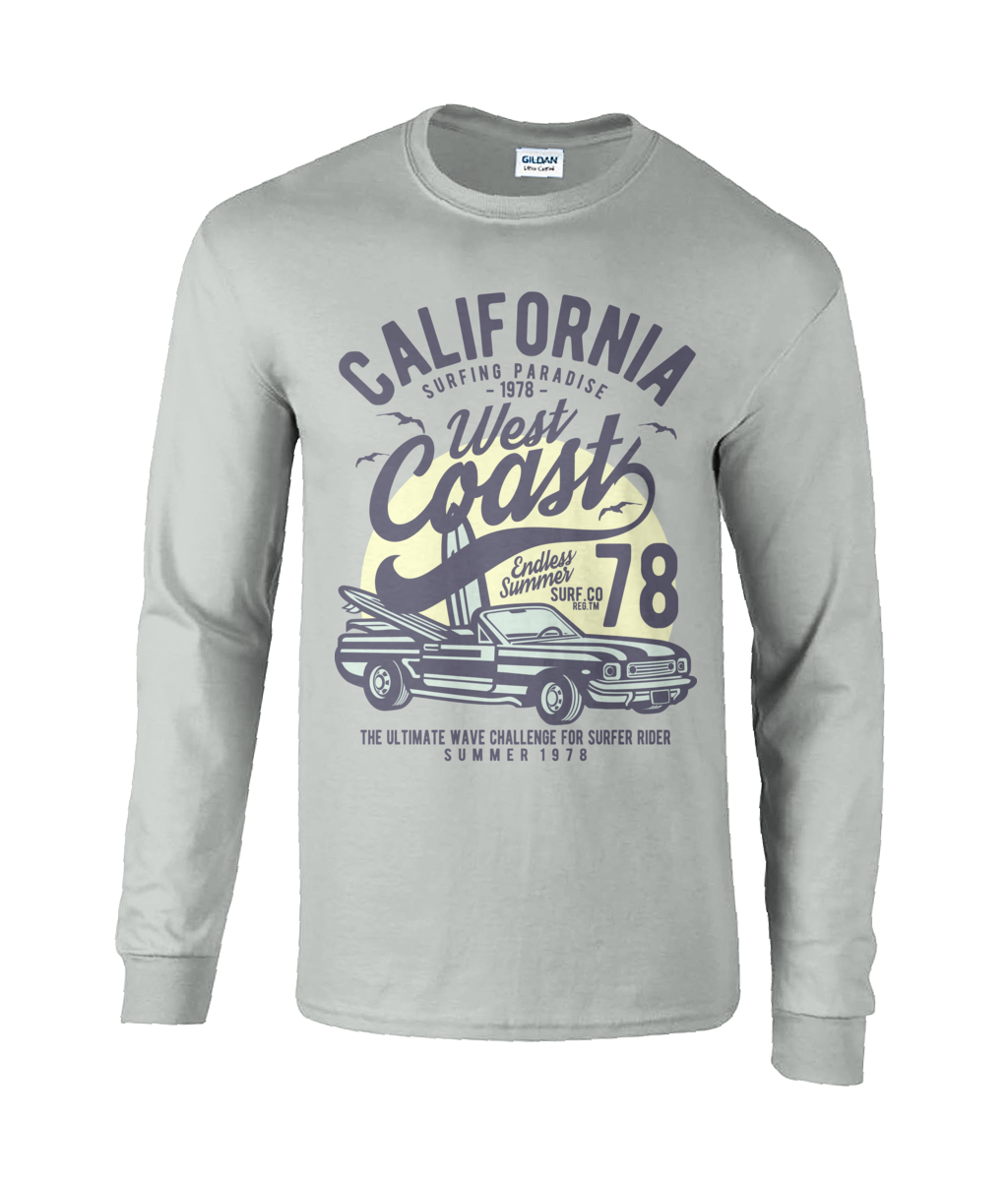 California West Coast - Ultra Cotton® Long Sleeve T-Shirt