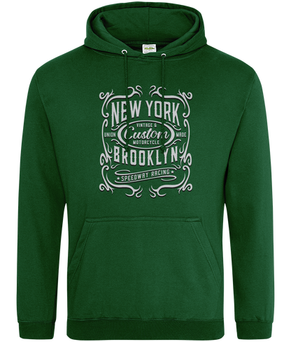 New York Motorcycle - AWDis College Hoodie