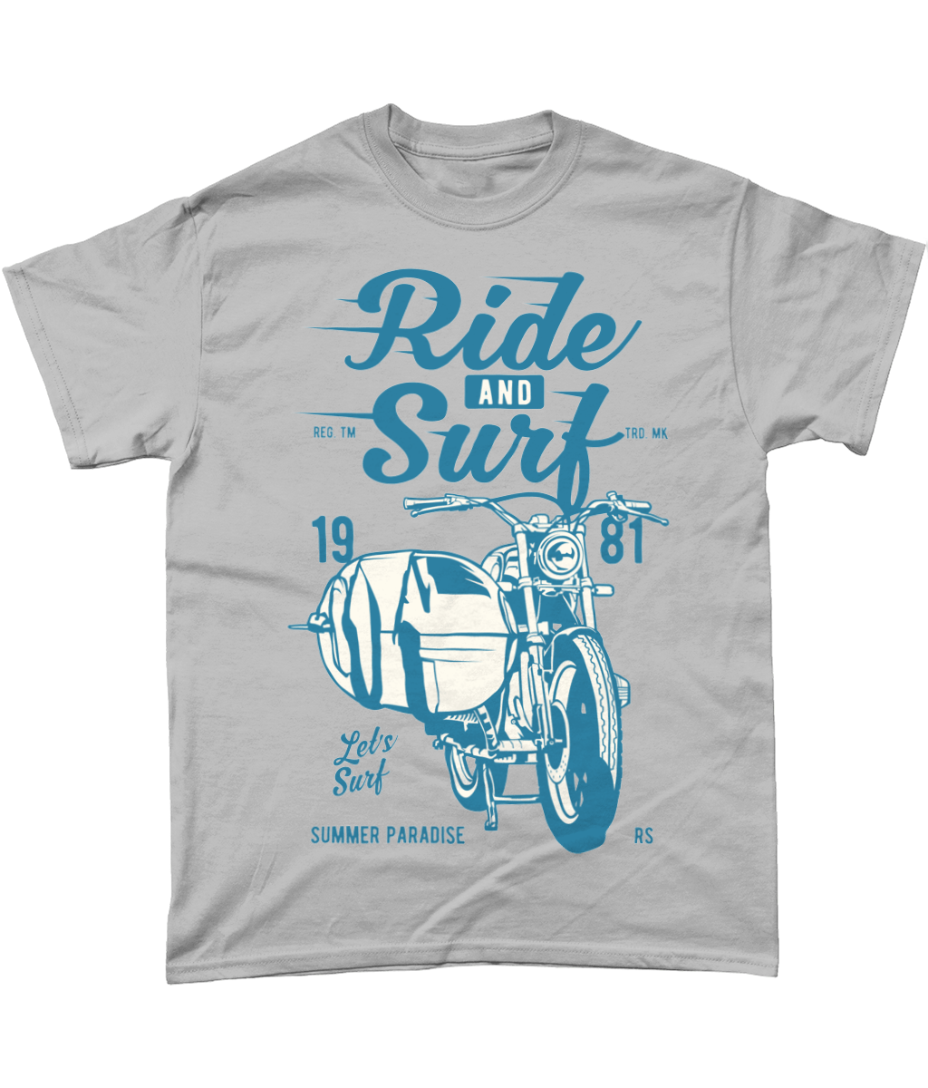 Ride And Surf – Gildan Heavy Cotton T-Shirt - Vitesse T-Shirts UK