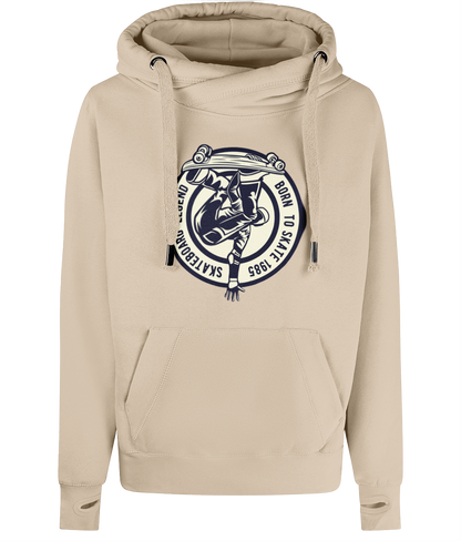 Skateboard Legend - AWDis Cross Neck Hoodie