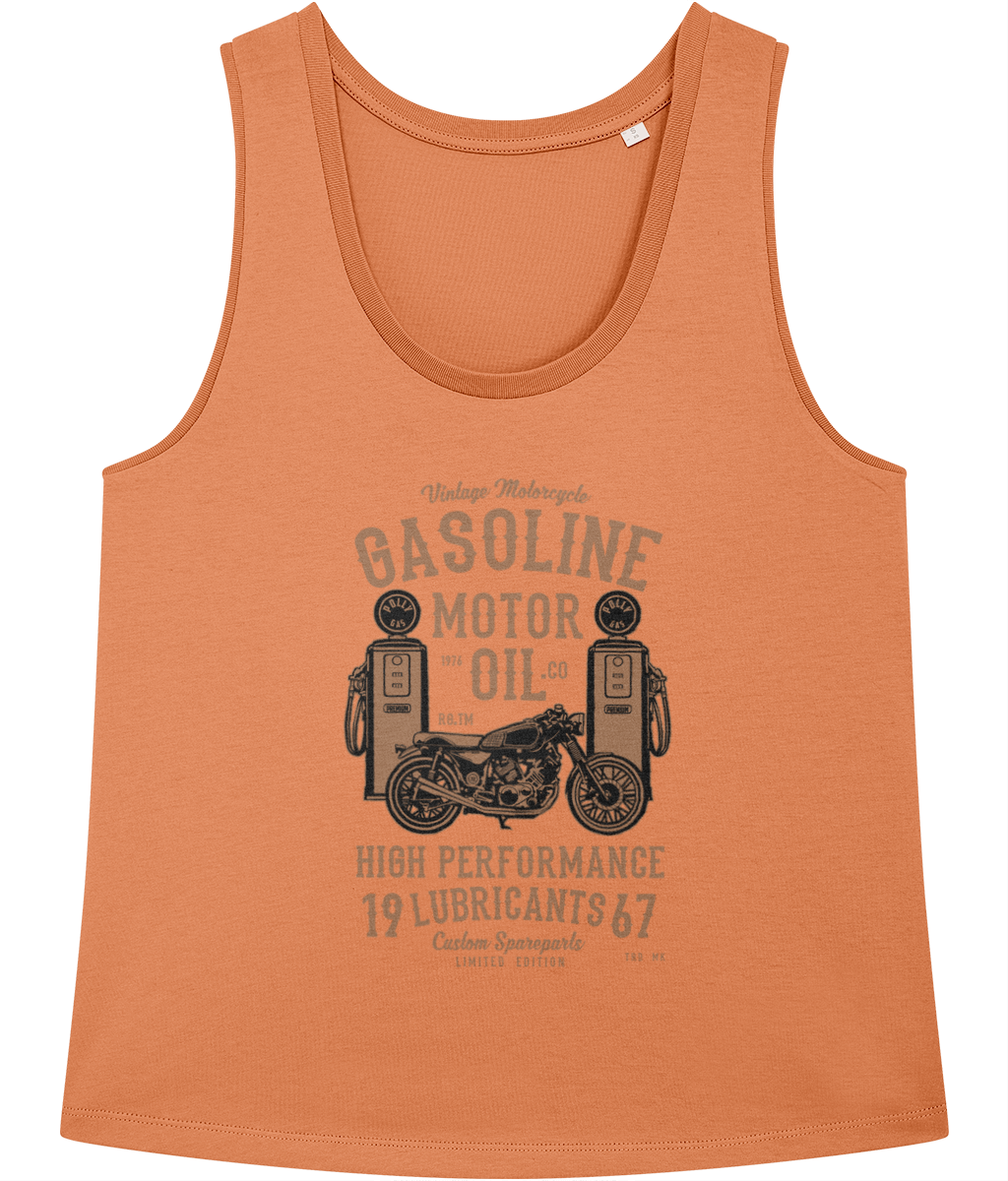 Gasoline Motor Oil - Stella Minter Ladies Vest