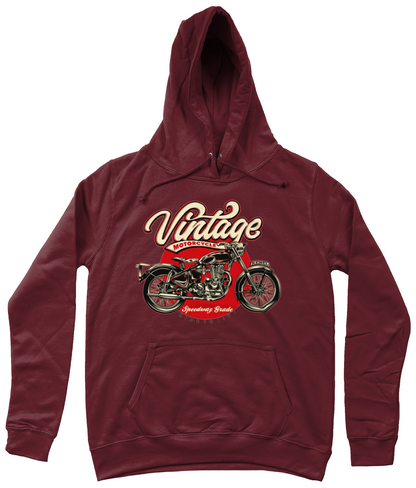 Vintage Motorcycle - AWDis Girlie College Hoodie