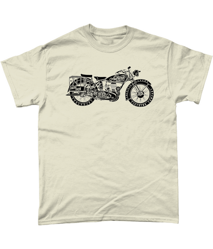 Enjoy The Ride – Schwarz – Gildan T-Shirt aus schwerer Baumwolle