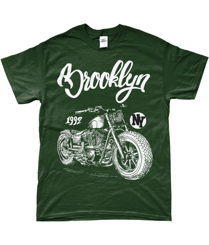 Brooklyn - T-shirt Gildan SoftStyle® en fil filé à l'anneau