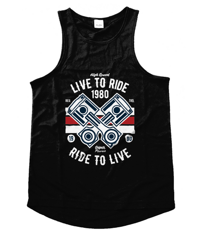 Live To Ride 1980 - Men's Cool Vest