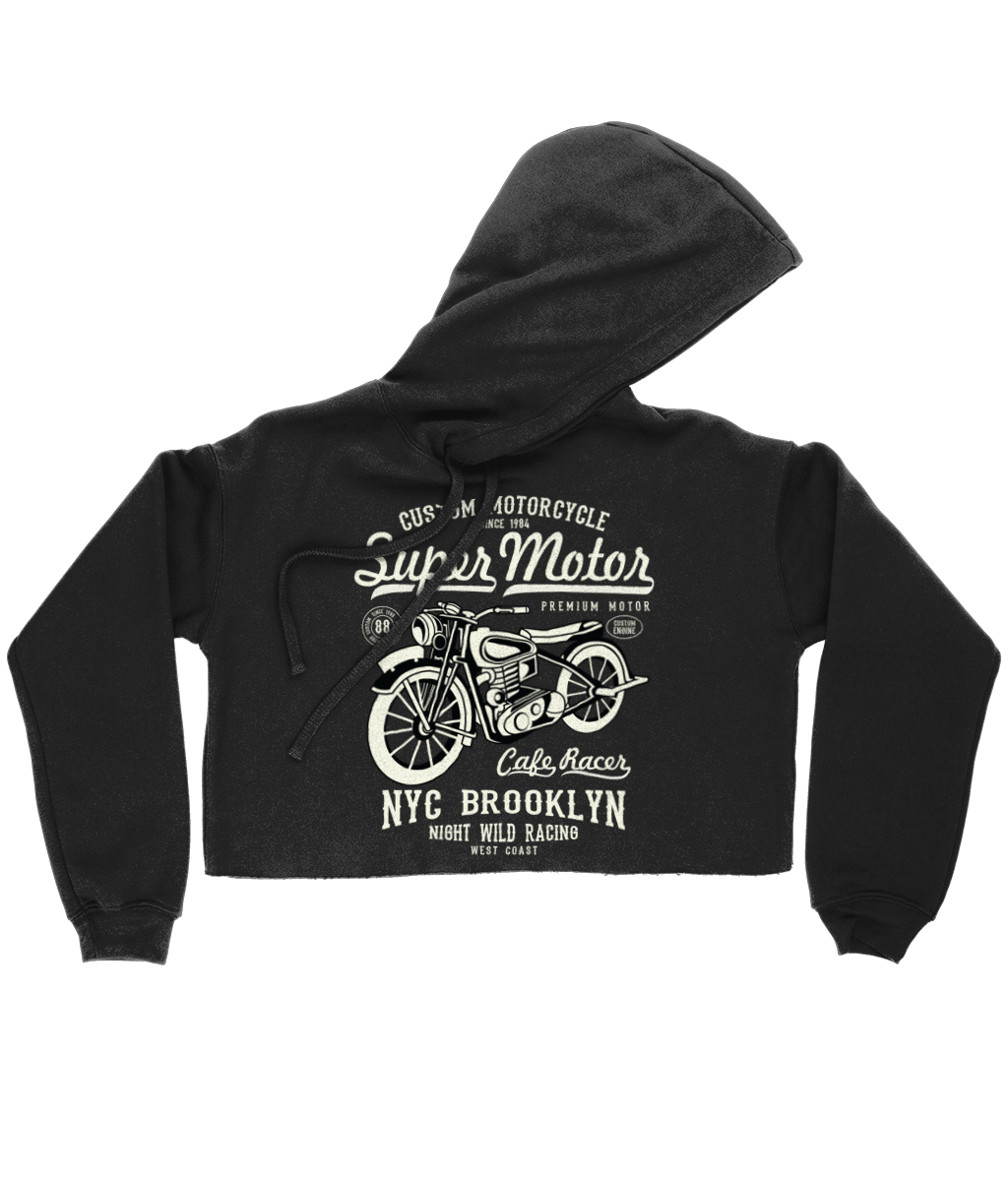 Super Motor - Bella Ladies Cropped Hoodie