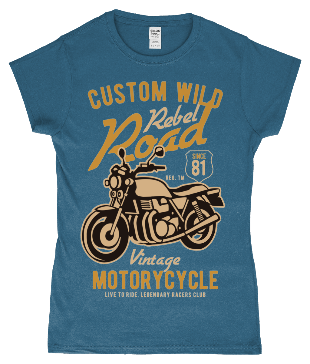 Custom Wild - Gildan SoftStyle® Ladies Fitted Ringspun T-Shirt