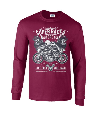 Super Racer - T-shirt à manches longues en coton ultra