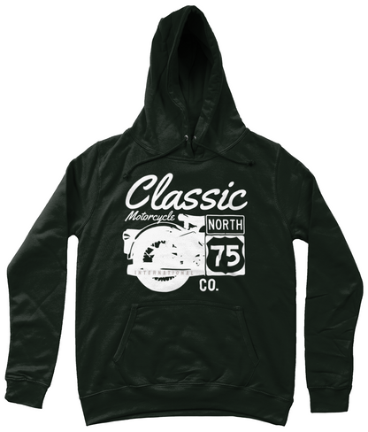 Classic Motorcycle 75 weiß - AWDis Girlie College Hoodie