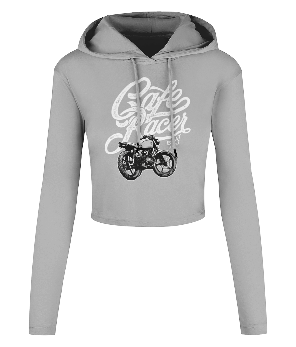 Cafe Racer Factory - Women's Cropped Hooded T-shirt