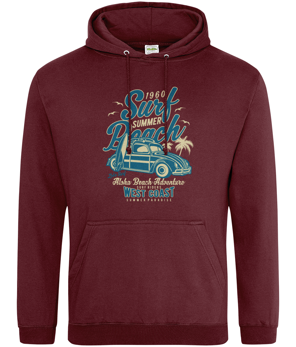 Surf Beach - AWDis College Hoodie