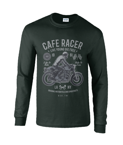 Cafe Racer v3 - Langarm-T-Shirt aus Ultra Cotton®