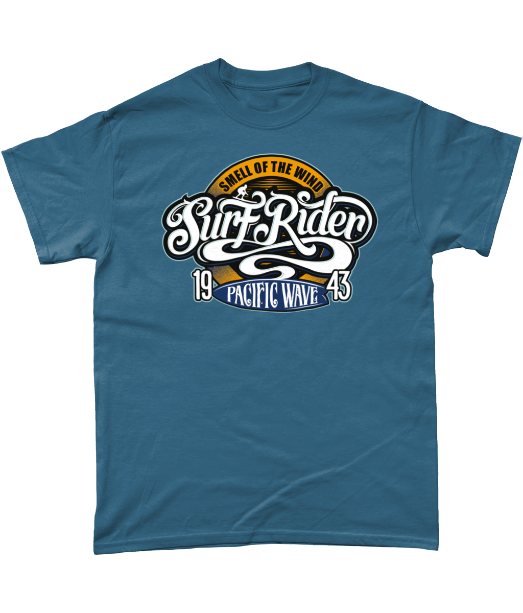 Surf Rider v2 - T-Shirt aus schwerer Baumwolle