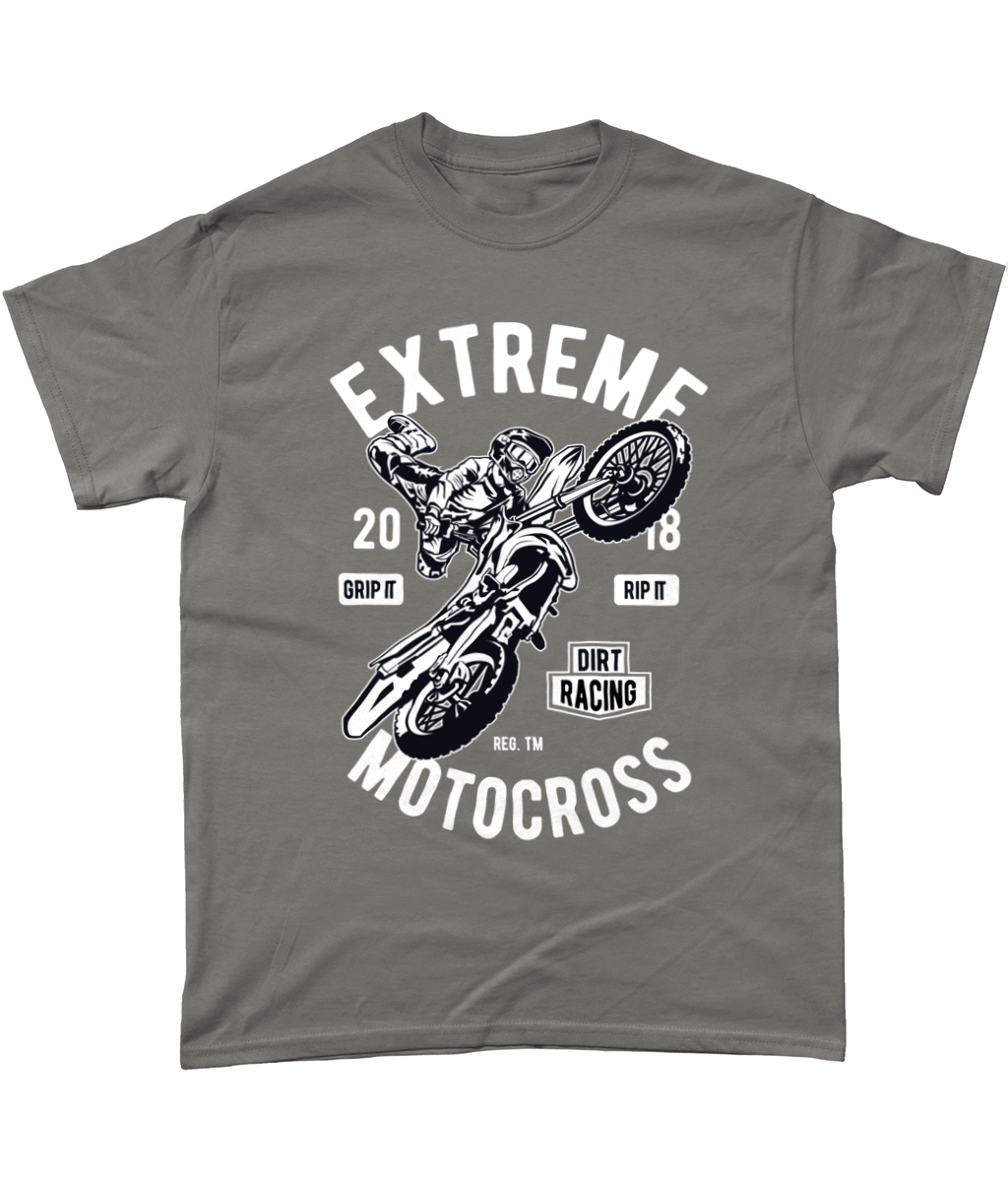 Extreme Motocross – Gildan Heavy Cotton T-Shirt - Vitesse T-Shirts UK