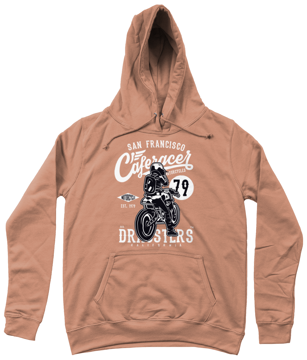 Cafe Racer v2 – AWDis Girlie College Hoodie - Vitesse T-Shirts UK