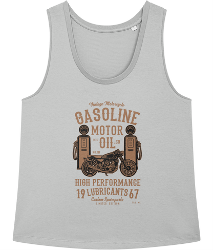 Gasoline Motor Oil - Stella Minter Ladies Vest - Vitesse T-Shirts UK