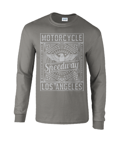 Moto Speedway - T-shirt à manches longues en coton ultra