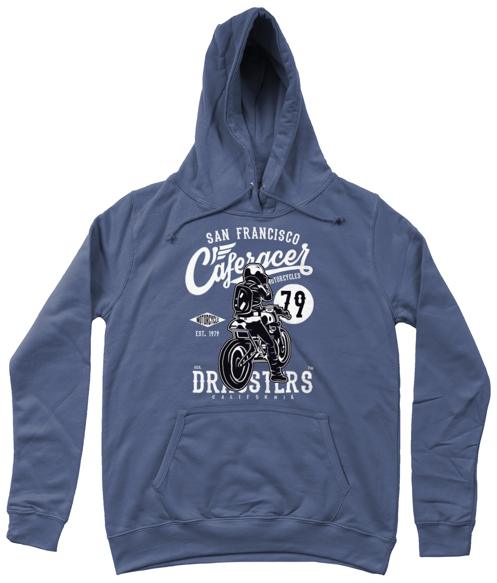 Cafe Racer v2 – AWDis Girlie College Hoodie - Vitesse T-Shirts UK