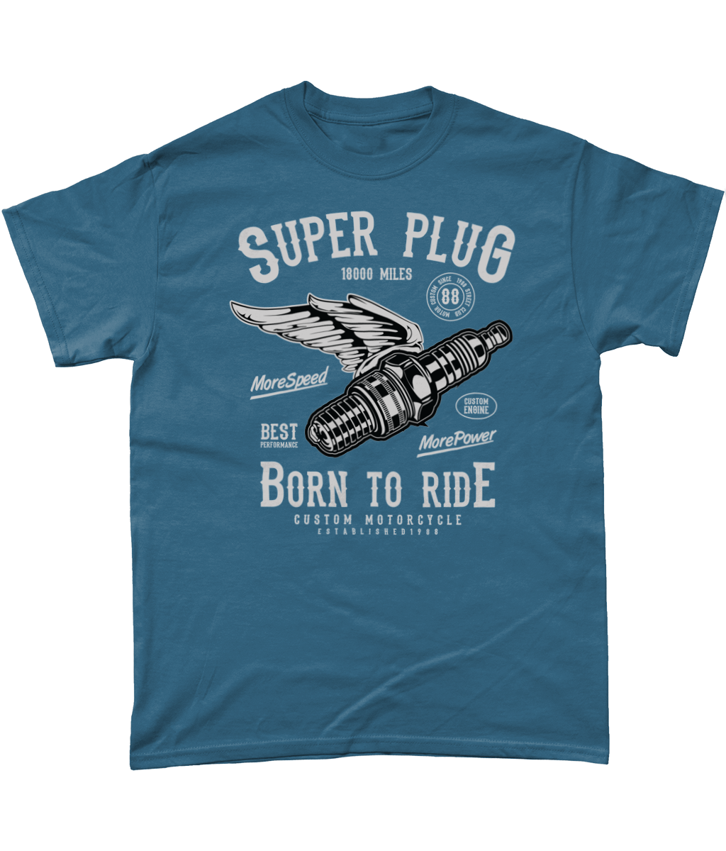 Super Plug – Gildan Heavy Cotton T-Shirt - Vitesse T-Shirts UK