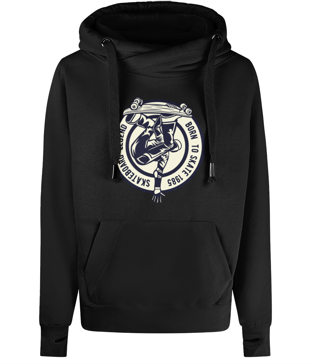 Skateboard Legend - AWDis Cross Neck Hoodie - Vitesse T-Shirts UK