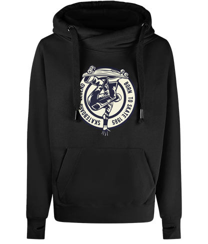 Skateboard Legend - AWDis Cross Neck Hoodie - Vitesse T-Shirts UK