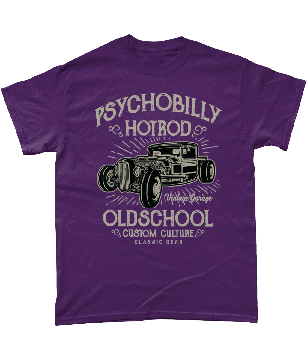 Psychobilly Hotrod – Gildan Heavy Cotton T-Shirt - Vitesse T-Shirts UK