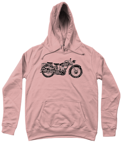 Enjoy The Ride - Schwarz - AWDis Girlie College Hoodie