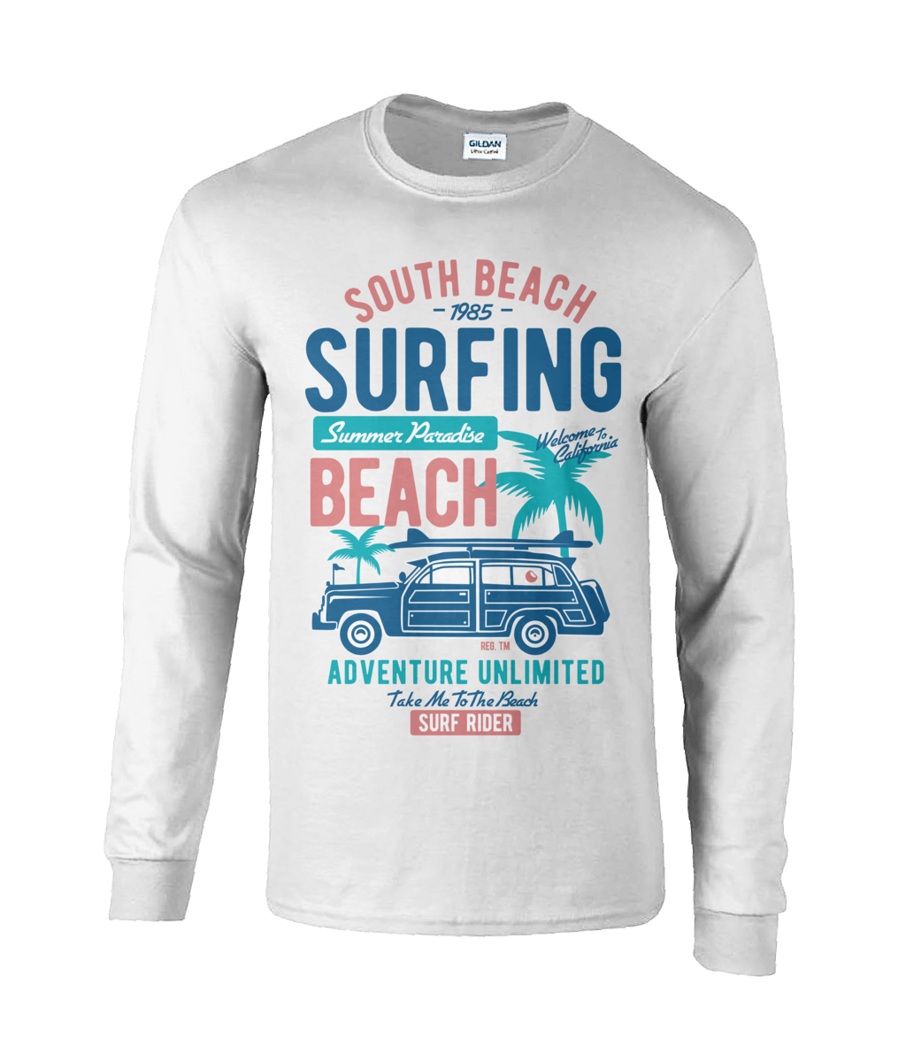 South Beach v2 - T-shirt à manches longues en coton ultra-doux