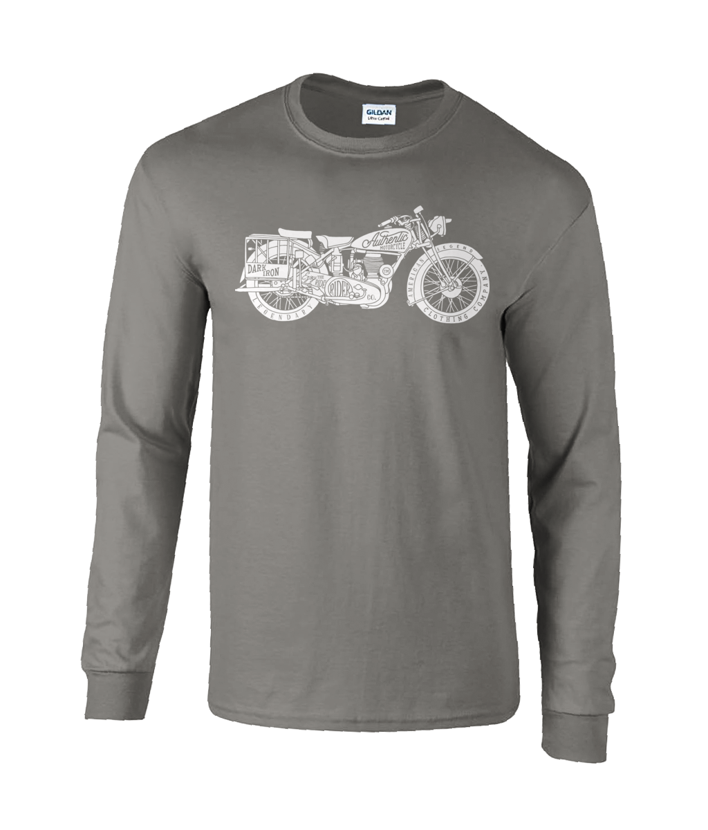 Enjoy The Ride – Weiß – Langärmliges T-Shirt aus Ultra-Baumwolle