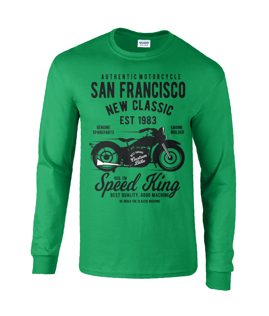 San Francisco Motorcycle - Ultra Cotton Long Sleeve T-Shirt