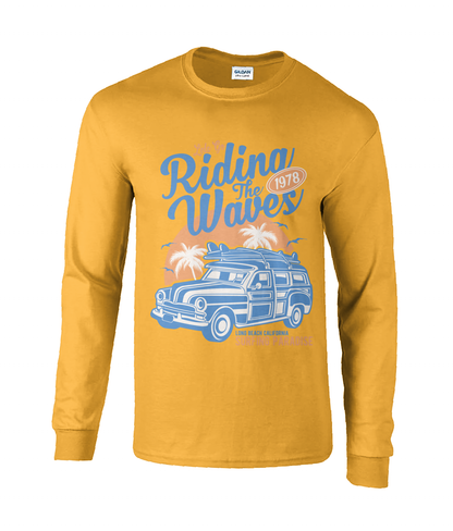 Riding The Waves - Ultra Cotton Long Sleeve T-Shirt