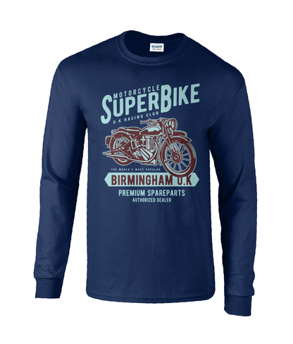 SuperBike - Langärmliges T-Shirt aus Ultra-Baumwolle