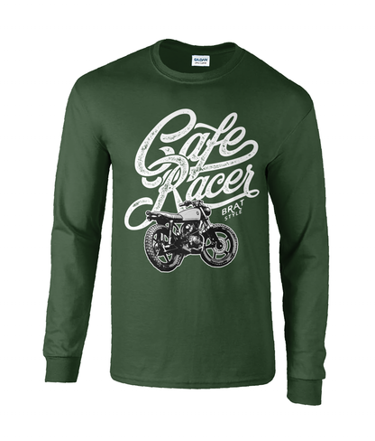 T-shirt à manches longues en coton ultra-doux Cafe Racer Factory