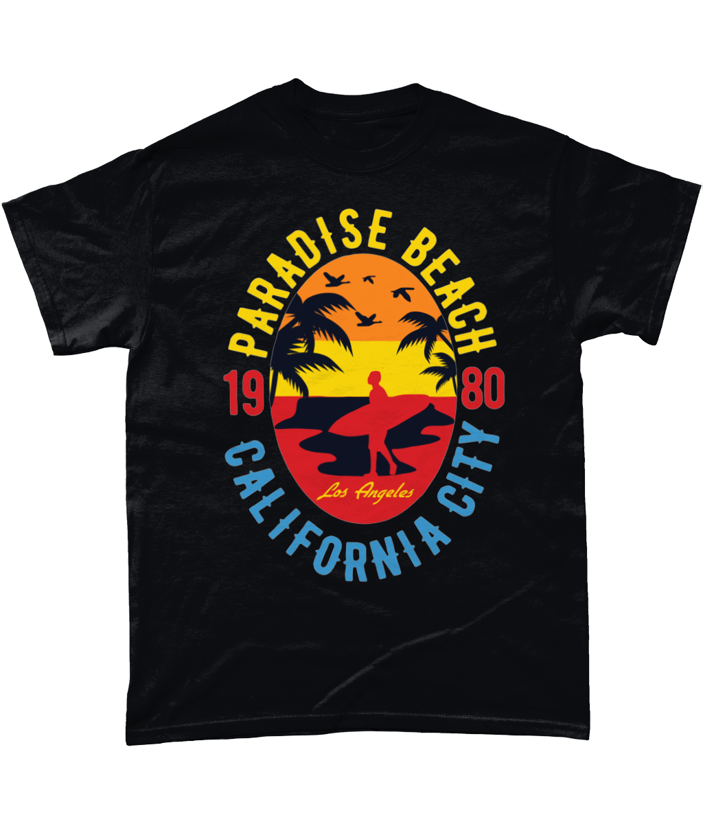 Sunshine Paradise - Heavy Cotton T-Shirt - Vitesse T-Shirts UK