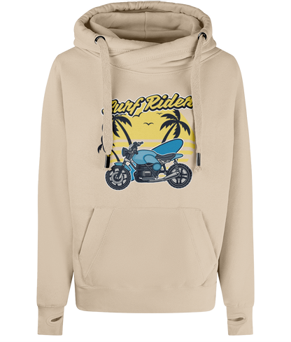 Surf Rider - AWDis Cross Neck Hoodie