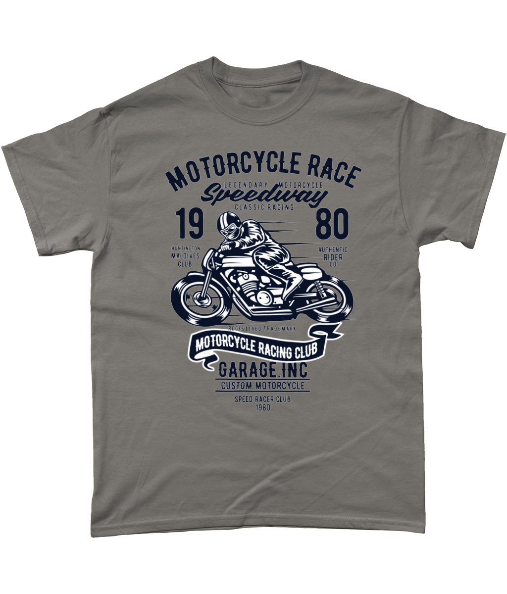 Motorcycle Race - Gildan Heavy Cotton T-Shirt