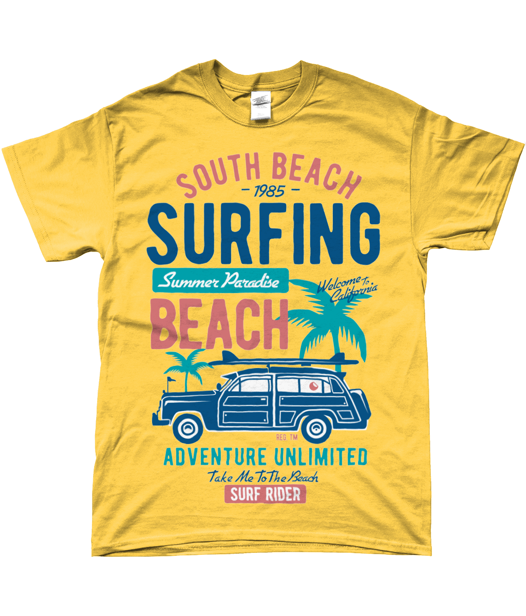 South Beach v2 - T-shirt filé à anneaux SoftStyle