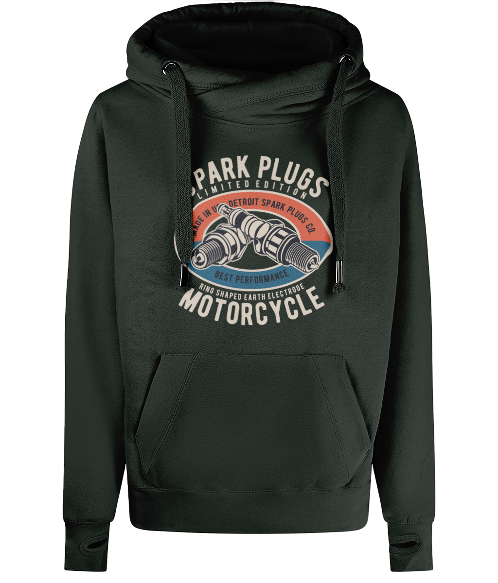 Spark Plugs - AWDis Cross Neck Hoodie