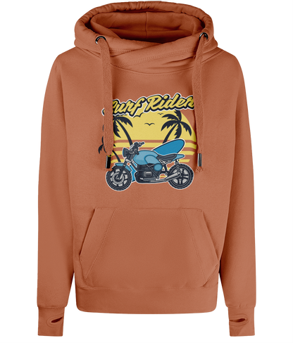 Surf Rider - AWDis Cross Neck Hoodie