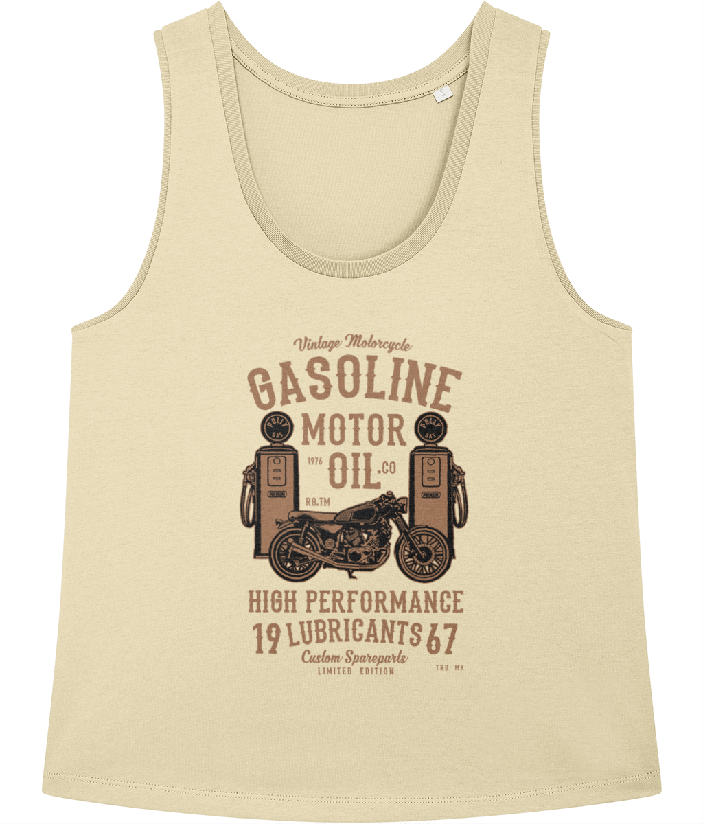 Gasoline Motor Oil - Stella Minter Ladies Vest - Vitesse T-Shirts UK