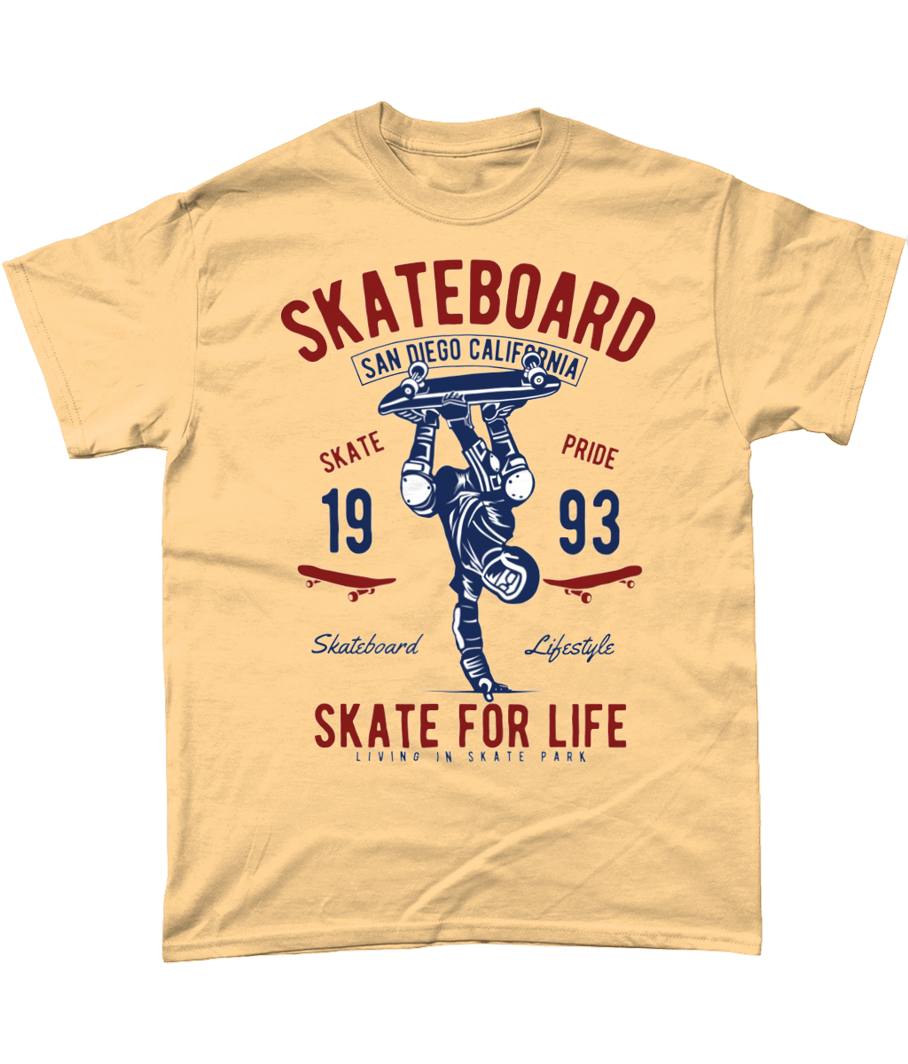 Skate For Life - T-shirt en coton épais