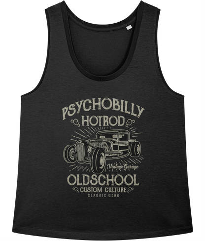 Psychobilly Hotrod - Stella Minter Ladies vest - Vitesse T-Shirts UK