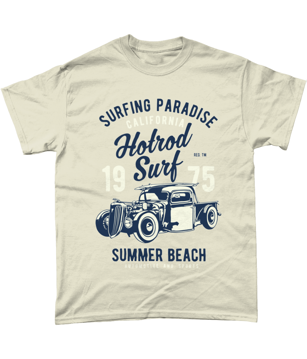 Hotrod Surf – Gildan Heavy Cotton T-Shirt - Vitesse T-Shirts UK