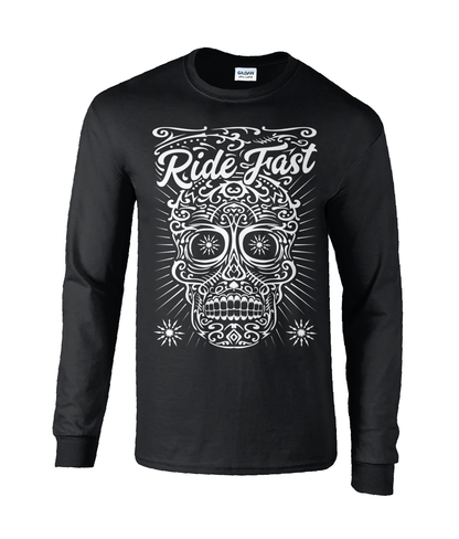 Ride Fast - T-shirt à manches longues en coton ultra