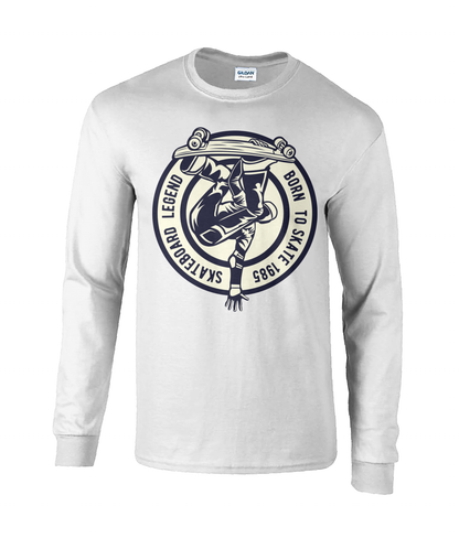 Skateboard Legend - T-shirt à manches longues en coton ultra-doux