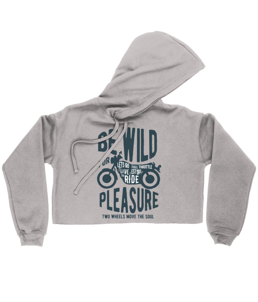 Be Wild - Sweat à capuche court Bella pour femme 