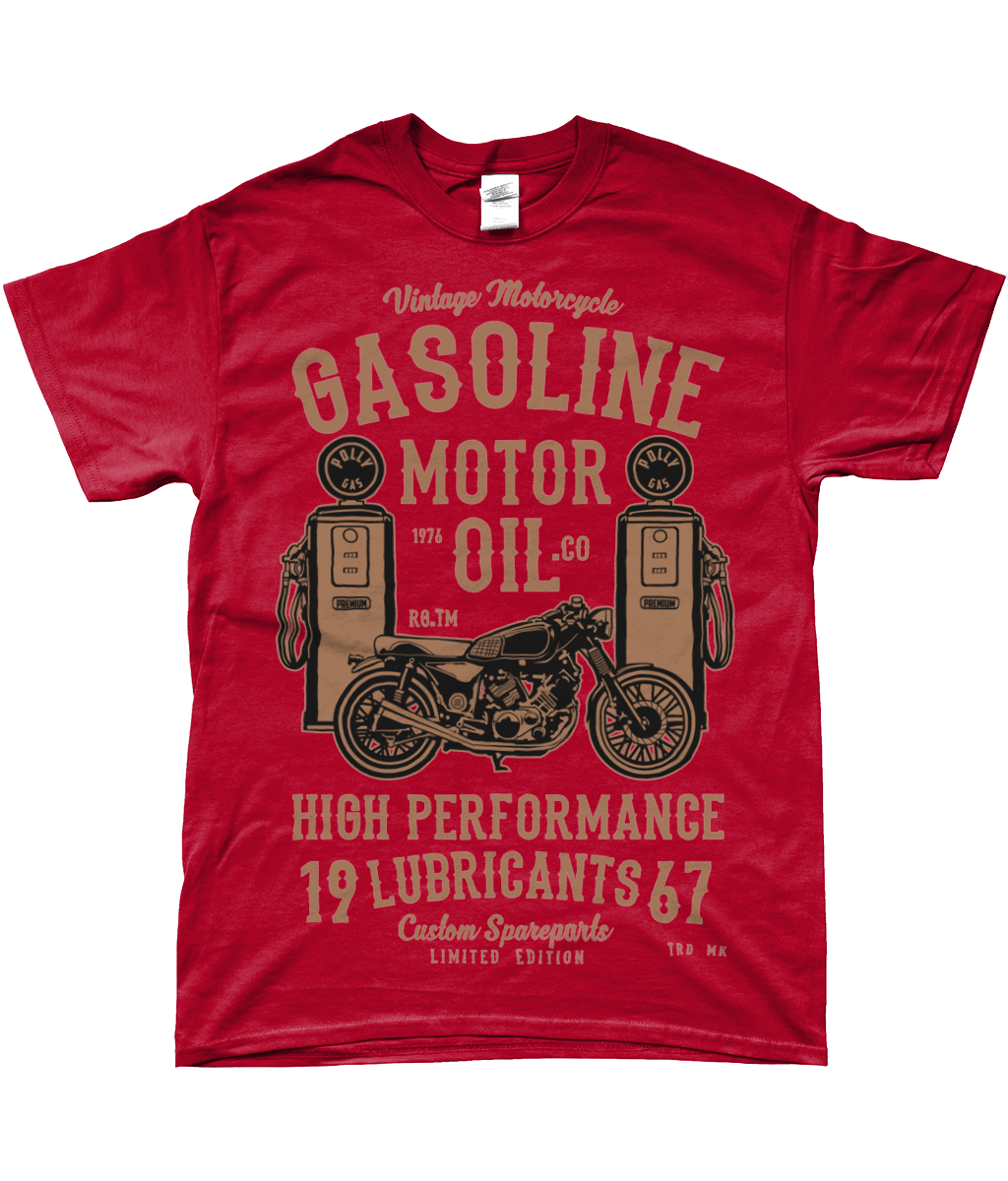 Benzin-Motoröl - SoftStyle Ringspun T-Shirt