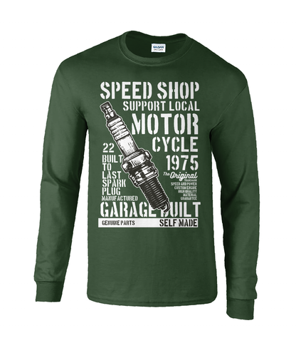 Speed Shop - Ultra Cotton Long Sleeve T-Shirt - Vitesse T-Shirts UK